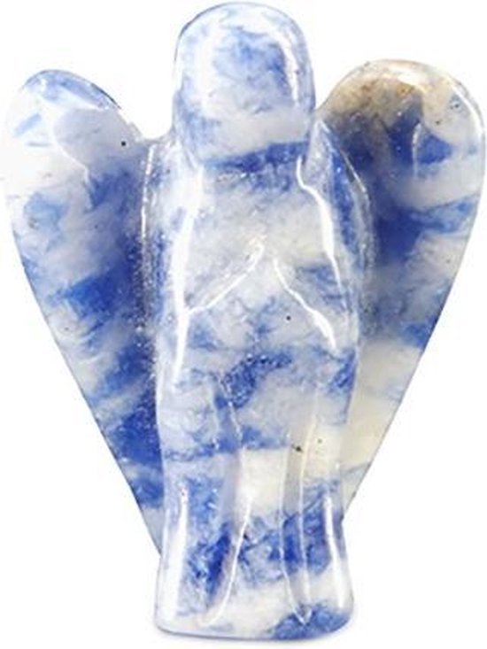 Staande engel 35 mm Sodaliet - blauw
