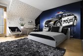 Police Car Photo Wallcovering