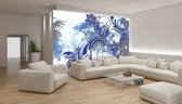 Flowers Abstract Art Photo Wallcovering