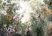 Papier peint photo Polaire | Fleurs | Vert, violet | 368x254cm (lxh)