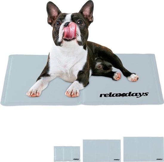 Relaxdays koelmat hond - katten & honden - verkoelende hondenmat - koeldeken met gel... | bol.com
