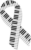 Magneet lint met pianotoetsen