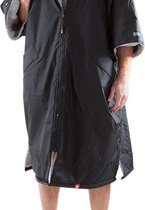 Dryrobe Advance Short Sleeve Omkleedjas Unisex Black / Grey