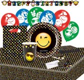 Amscan Partypakket Smiley Emoticons Junior 66 Stuks