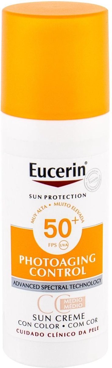 Sun Protection with Colour Eucerin Photoaging Control Tinted Medium SPF 50+ (50 ml)