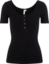 Pieces T-shirt Pckitte Ss Top Noos Bc 17101439 Black Dames Maat - L