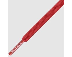 Mr. Lacy - Schoenveter - Flexies - Plat - Rood  - Elastische veters - Lengte90 cm