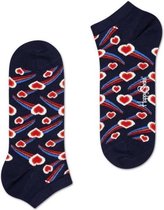 Happy Socks Shooting Hearts Low Socks - unisex enkelsokken - Unisex - Maat: 41-46