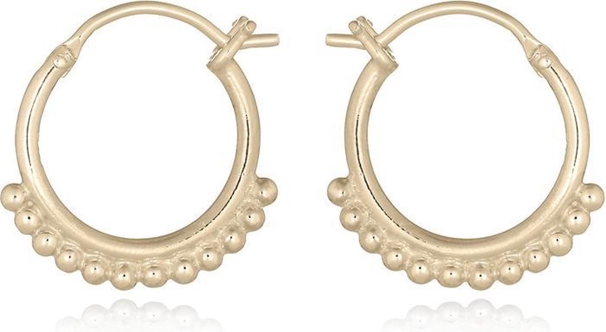 Goldplated oorbellen Lucia