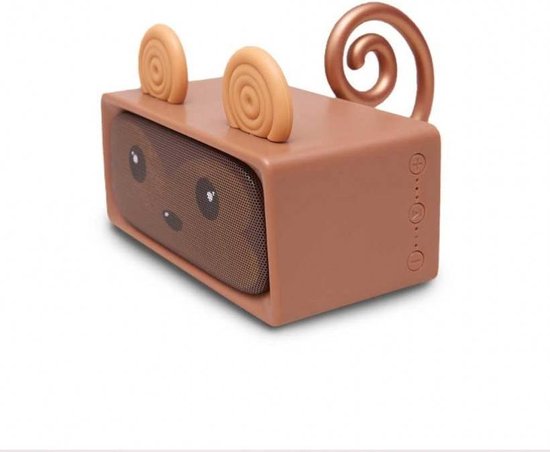 Mobility on Board, Dierlijke schattige aap Bluetooth luidspreker, Bruin — afbeelding 2