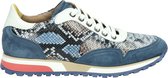 Lorenzi heren veterschoen - Blauw multi - Maat 41