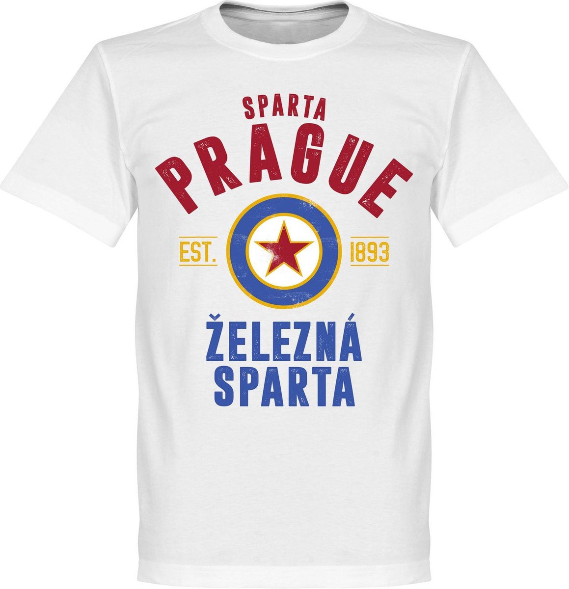 Sparta Praag Established T-Shirt - Wit - M | bol.com