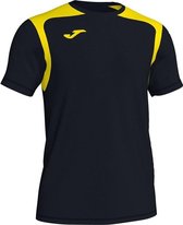 Joma Champion V Shirt Korte Mouw - Zwart / Geel | L
