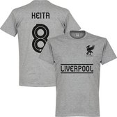 Liverpool Keita 8 Team T-Shirt - Grijs - XXL