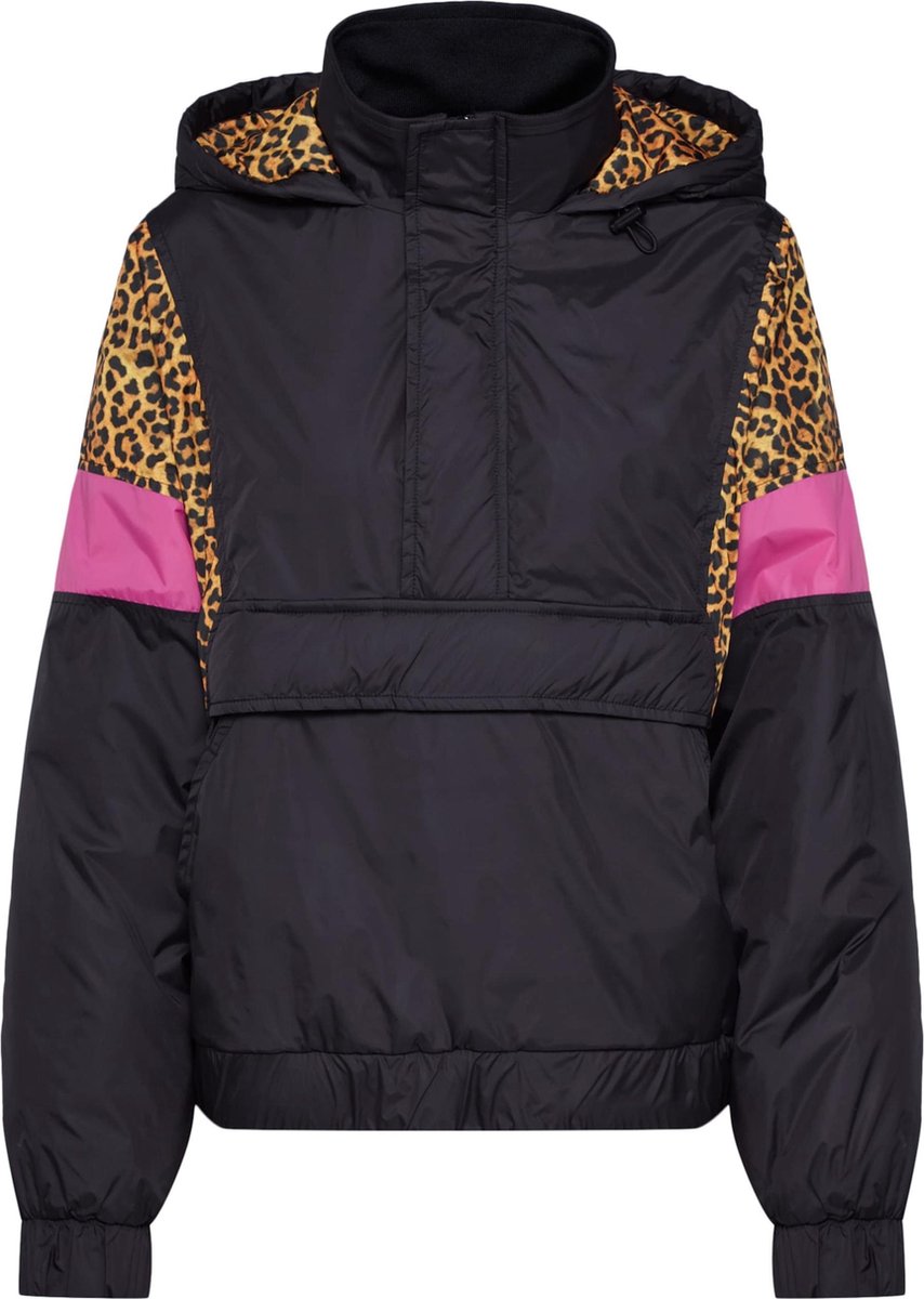Urban Classics Mixed Pullover Jas L Zwart