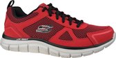 Skechers Track-Bucolo 52630-RDBK, Homme, Rouge, Chaussures de sport taille: 44 EU
