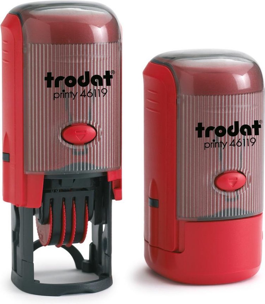Trodat Printy 46119/D - Stempels - Datum stempel Nederlands - Stempel afbeelding en tekst