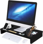 Nancy's  Bamboe Laptoptafel - Tafel met Opbergruimte - Bedtafel met Notebook Standaard