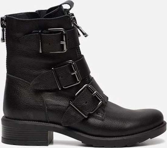 Ann Rocks Biker boots zwart - Maat 37 | bol.com