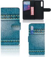 Xiaomi Mi 9 SE Wallet Case met Pasjes Jeans