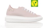 FIAMME VEGAN damessneaker wit/roze  ''1402 VEGAN" maat 37