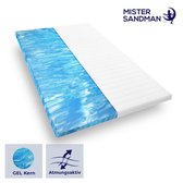 Topdekmatras 140x190x4 cm - gel topper - premium tijk - gel matrastopper