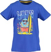 Blue Seven - Jongens - Blauw t-shirt - Maat 92