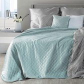 Beddensprei_sprei_kleur_Blauw_170X210cm_100% POLYESTER_Dubbelzijdig