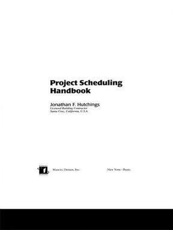 Civil and Environmental Engineering - Project Scheduling Han ... - cover
