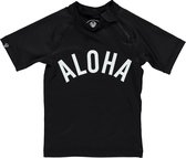 Beach & Bandits - UV-shirt voor kinderen - Aloha Tee - zwart - maat 104-110cm