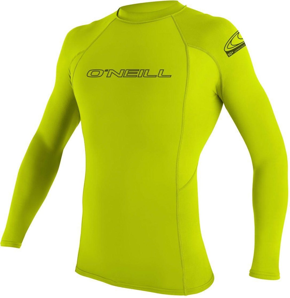 O’Neill UV-shirt voor heren Longsleeve Basic Rash Limoen Geel