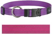 Rogz for dogs lumberjack halsband roze - 25 mmx43-73 cm - 1 stuks