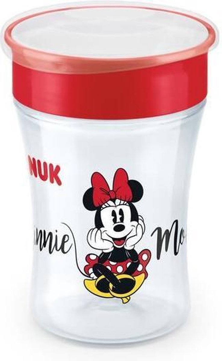 Trainingsglas Nuk Magic Cup Disney Minnie Mouse (230 ml) (Gerececonditioneerd B)