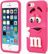 Geschikt voor iPhone 7 en iPhone 8: 3D M&M snoep bescherm case telefoonhoesje geschikt voor uw Apple iPhone 7 en iPhone 8