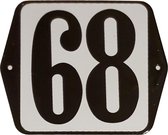 Huisnummer standaard nummer 68