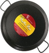 Gerimport Hapjespan 15 Cm Staal Zwart/wit