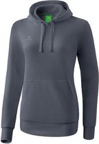 Erima Sweatshirt Met Capuchon Dames Slate Grijs Maat 42