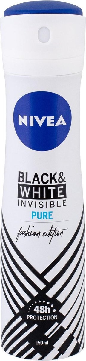 Nivea Invisible For Black & White 48h 150ml Antiperspirant Pure - NIVEA