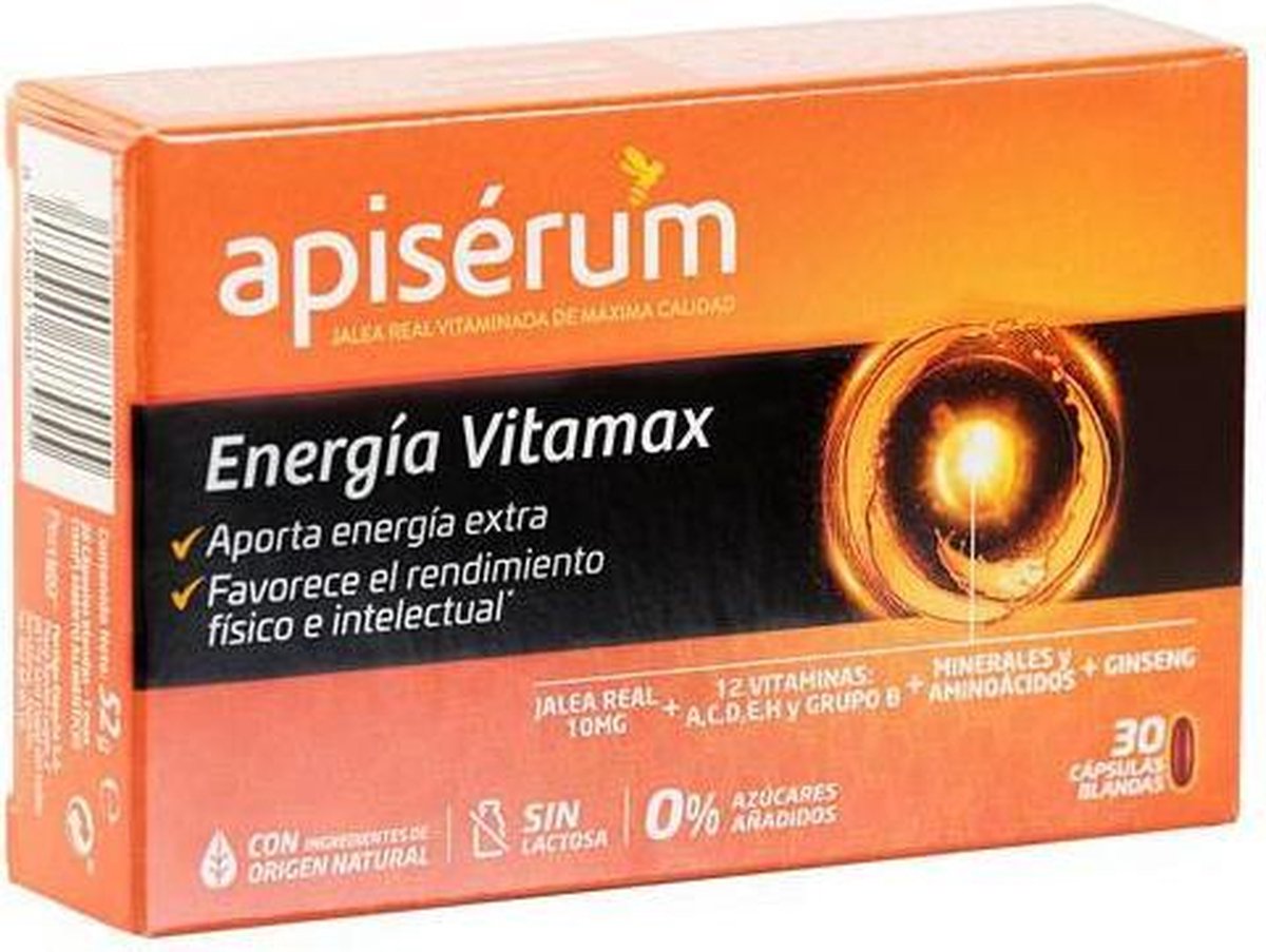 Apisérum Apisérum Energía Vitamax 30 Capsules
