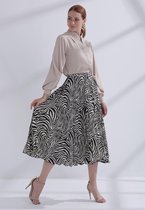 Web Blouse Audrey Rok Midi Zebra - 40