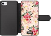 Wallet case - geschikt voor iPhone 7 - Floral N°4