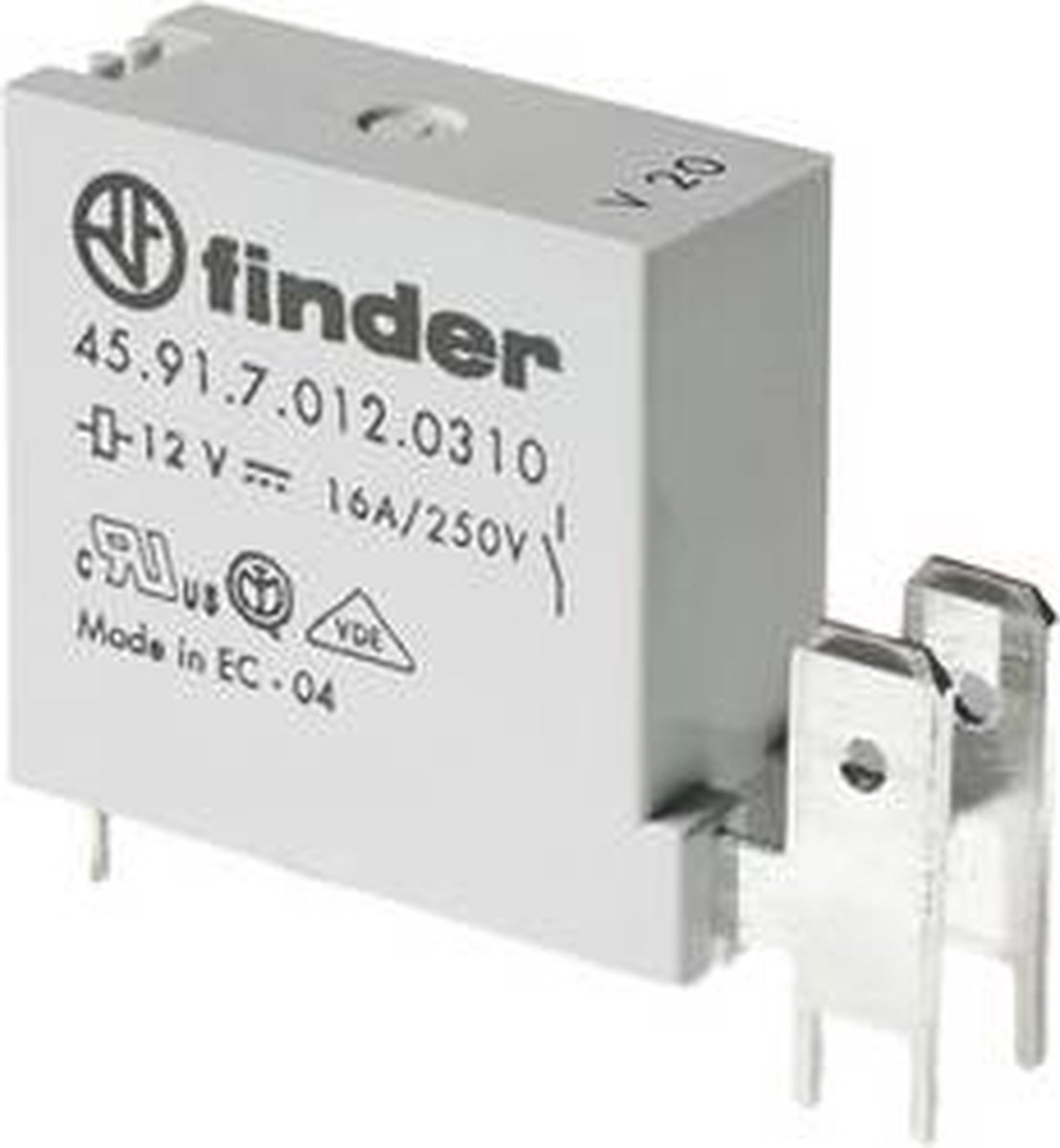 Finder 45.91.7.012.0311 Printrelais 12 V/DC 16 A 1x NO 1 stuk(s)