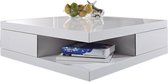 Rousseau - Salontafel - Wit - 80x80x35 cm