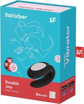 Satisfyer Double Joy Partner Vibrator - G-Spot Vibrators - Clitoral Stimulators - Zwart