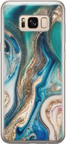 Samsung Galaxy S8 siliconen hoesje - Magic marble - Soft Case Telefoonhoesje - Multi - Marmer