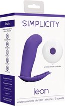 Wireless Remote Vibrator - Leon - Purple - Silicone Vibrators