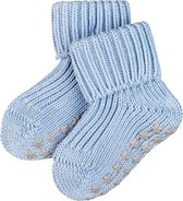 FALKE Cotton Catspads antislip noppen duurzaam Katoen Baby Huissokken blauw - Maat 74-80