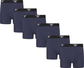 Cappuccino Italia - Heren Onderbroeken 6-Pack Boxers - Blauw - Maat L