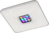 LED Plafondlamp - Plafondverlichting - Torna Osaki - 42W - Aanpasbare Kleur - RGBW - Dimbaar - Vierkant - Mat Wit - Kunststof