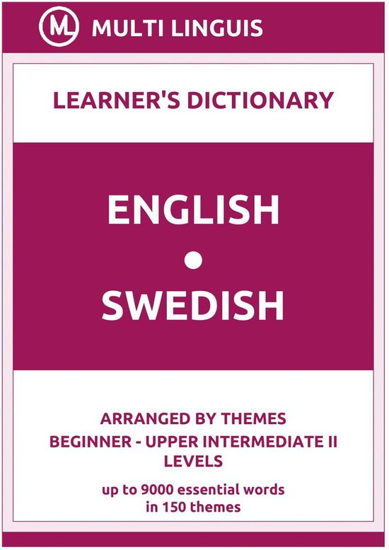 Swedish Language Dictionaries EnglishSwedish Learner's Dictionary